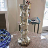 Mercury Glass Lamp 31"T to finial FINAL SALE