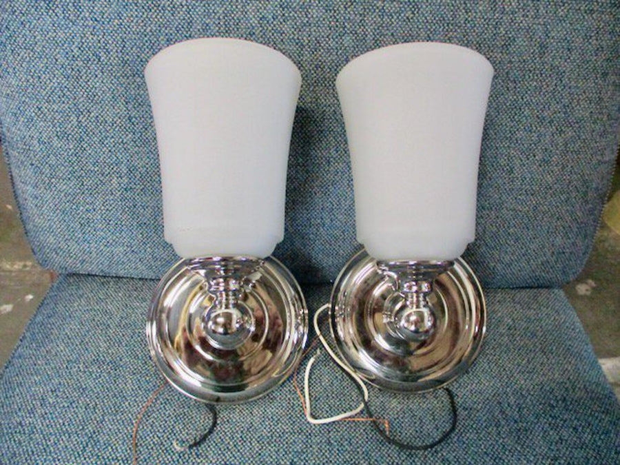 Pair Of Small Visual Comfort Sconces 10"T