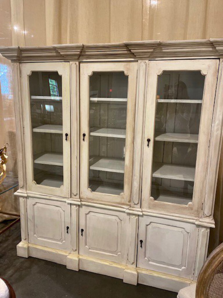 French Style Painted Cabinet 69"W x 71"T x 20.5"D