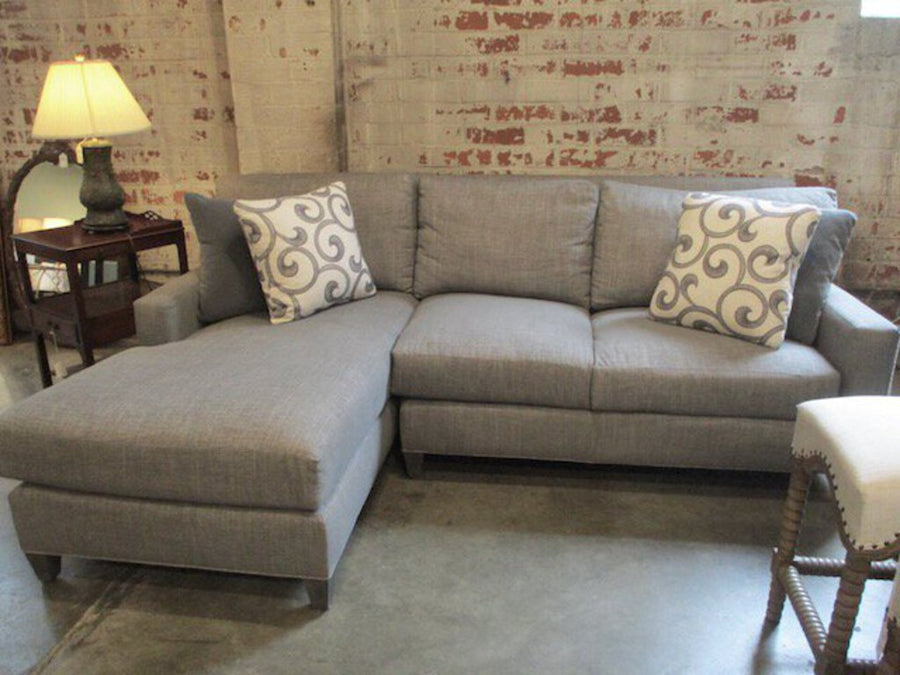 Century Sofa In Grey 8' Feet Long x 40"Deep x 37"Tall x 64"Long chaise