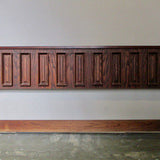 MCM Original Dillingham King Headboard In Walnut And Pecky Cypress