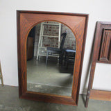 MCM Original Dillingham 6 Drawer Dresser In Walnut And Pecky Cypress 60"W x 19"D x 30"T. Mirror 40"T x 28"W HEADBOARD AVAILABLE FINAL PRICE