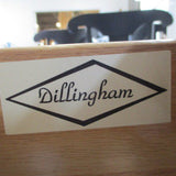 MCM Original Dillingham 6 Drawer Dresser In Walnut And Pecky Cypress 60"W x 19"D x 30"T 28"W HEADBOARD AVAILABLE FINAL PRICE