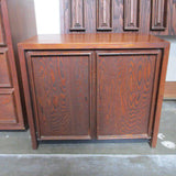 MCM Original Dillingham Nightstand In Walnut And Pecky Cypress 26"L x 15"D x 22"T. FINAL SALE.