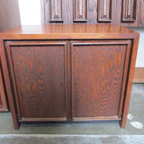 MCM Original Dillingham Nightstand In Walnut And Pecky Cypress 26"L x 15"D x 22"T. FINAL SALE.