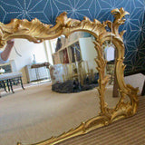 Carvers Guild Overmantle Mirror Reproduction Of Williamsburg Governor's Mansion. 59"W x 26.5"T