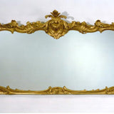 Carvers Guild Overmantle Mirror Reproduction Of Williamsburg Governor's Mansion. 59"W x 26.5"T