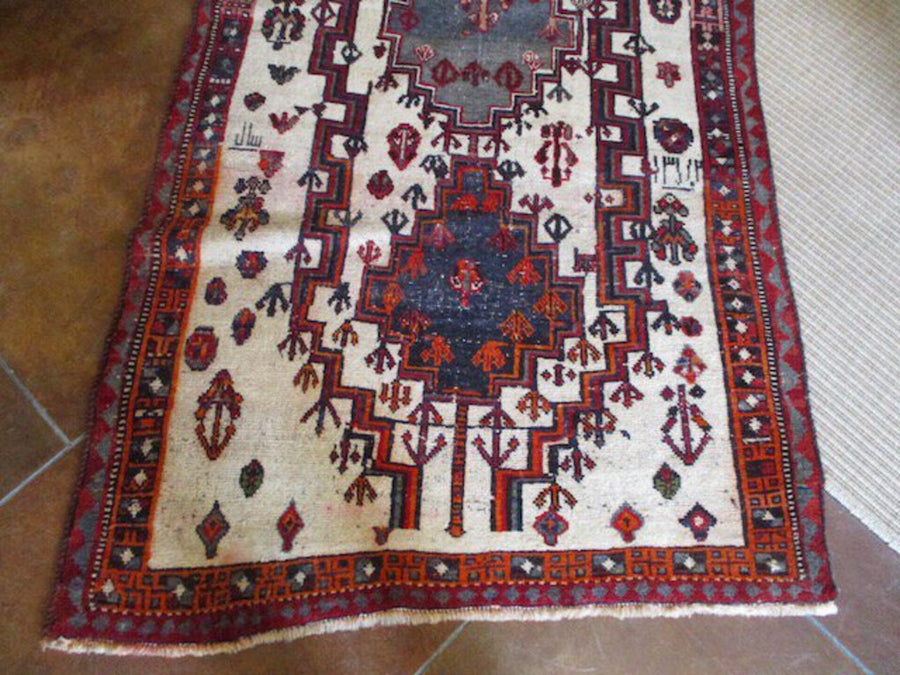 Hand Knotted Runner 94"L x 45.5"W
