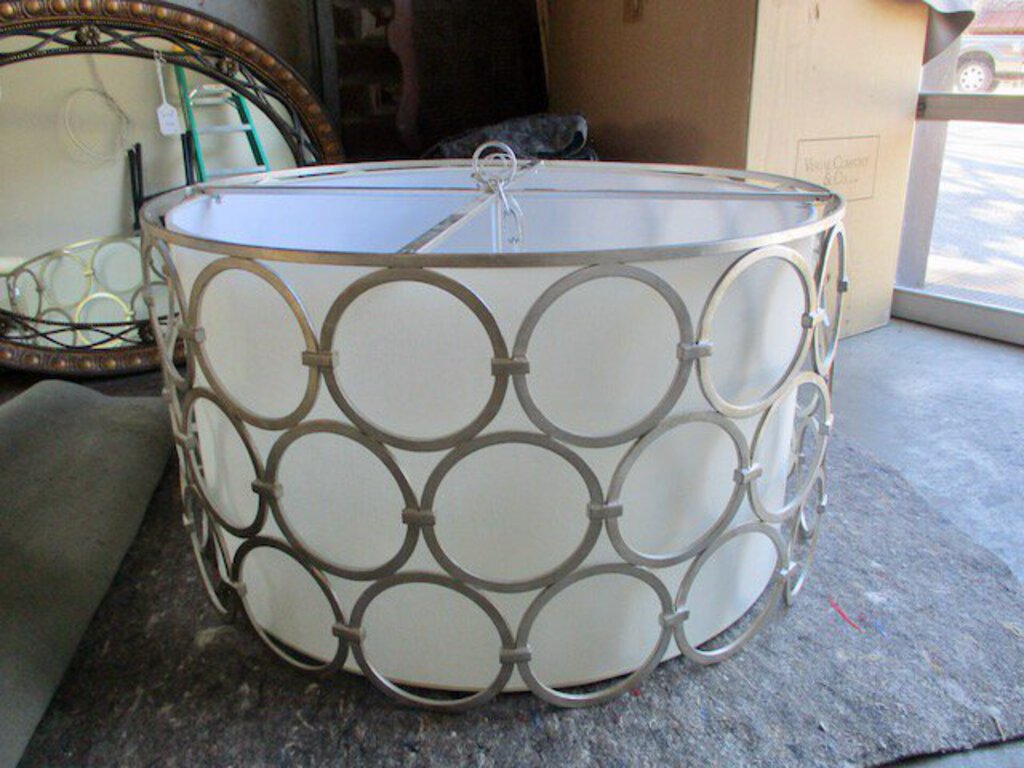 Alexandra Drum Chandelier 37"Diam x 22"T 6 foot Chain.
