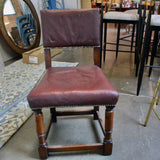 Leather Accent Chair 19.5"W x 19"D x 40"T FINAL PRICE