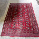 Antique Mori Bokhara Rug 4' x 6'3"