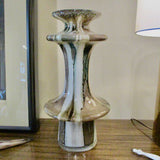 Large Art Glass Vase 20"T x 9.5"Diam