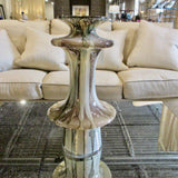 Large Art Glass Vase 20"T x 9.5"Diam