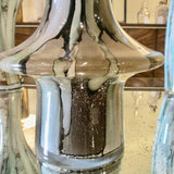 Large Art Glass Vase 20"T x 9.5"Diam