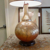 New Wildwood Amber Iridescent Lamp 33"T to Finial