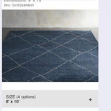 8 x 10 Moroccan Rug