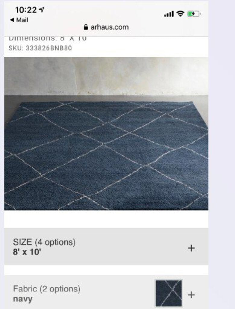8 x 10 Moroccan Rug