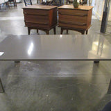 Room And Board Coffee Table Grey Slate Top 48"L x 24"D x 16"T
