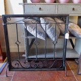 Iron Fireplace Screen 35"T x 34.5"W