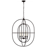New Visual Comfort Desmond Open Double Oval Chandelier 40"T x 31