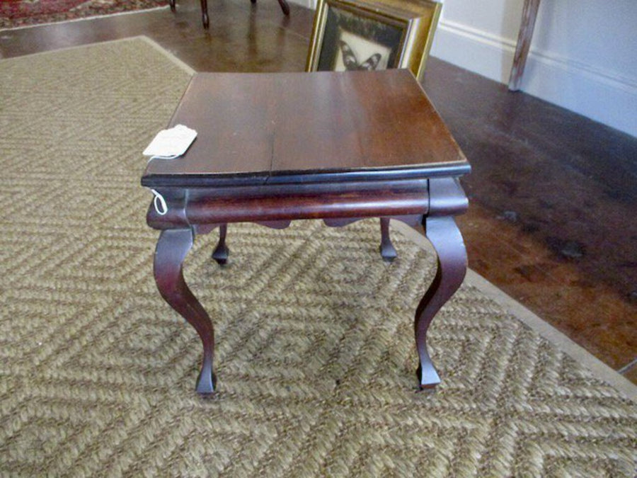 Vintage Mahogany Small Drink Table 13" x 13" x 14"T