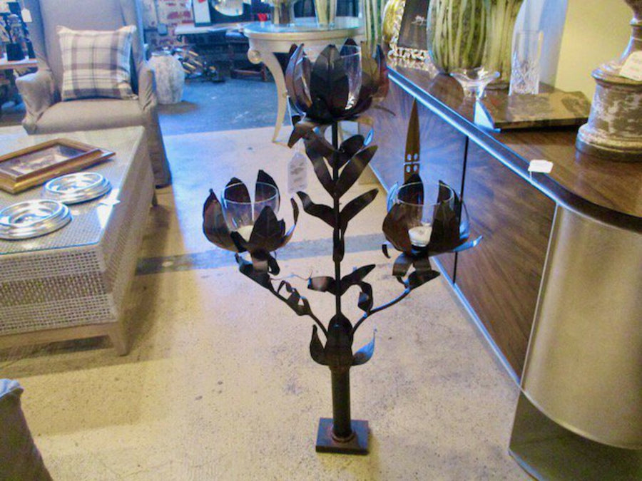 Large Jan Barboglio Standing Candelabra 42"T x 21"W