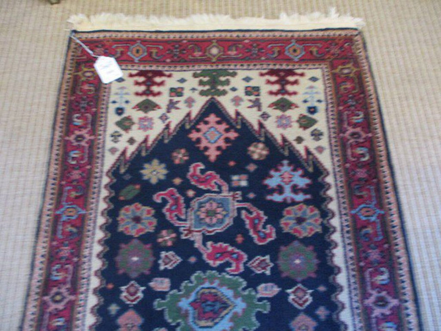 Vintage Hand Knotted Runner 74"L x 31"W