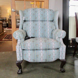 Hancock And Moore Electric Recliner In Brunschwig And Fils Fabric 33"W x 32"D x 40"T