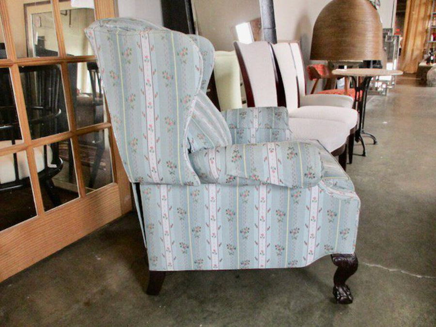 Hancock And Moore Electric Recliner In Brunschwig And Fils Fabric 33"W x 32"D x 40"T