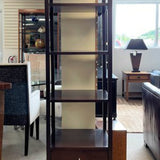 Barbara Barry For Baker 4 Shelf Etagere In Mahogany 79"t x20.5"w x 20"D