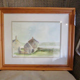 Signed Original Watercolor Of Ireland 23"W x 19"T