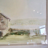 Signed Original Watercolor Of Ireland 23"W x 19"T