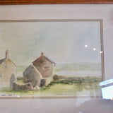 Signed Original Watercolor Of Ireland 23"W x 19"T