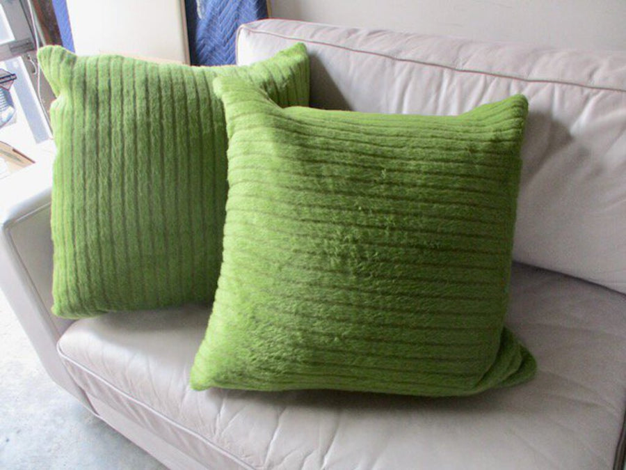 Pair Of Custom Mohair Pillows