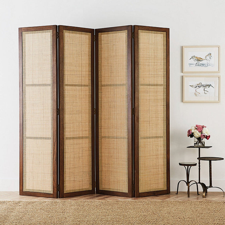 Suzanne Kasler Danielle Divider Screen 4-Panel 78.5"T x 20.5"W (Per Panel) x 80"W (Open)