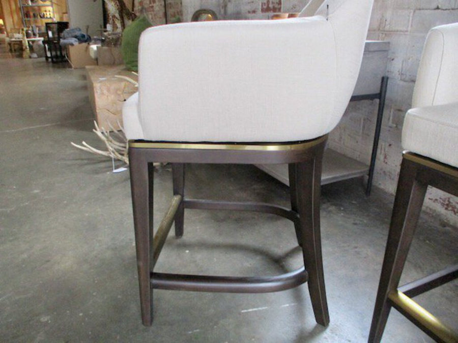 Set of 3 Frontage Swivel Counter Stools 23.5"W x 19"D x 36" T Back x 31"T Arm.(25" to seat)