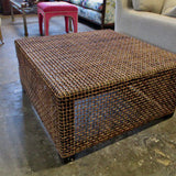 Woven Coffee Table 35" x 35" x 18"T