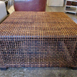 Woven Coffee Table 35" x 35" x 18"T