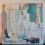 Original Signed Erin McIntosh Painting 2015 "Reclaim" 48" x 48