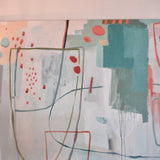 Original Signed Erin McIntosh Painting 2015 "Reclaim" 48" x 48
