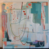 Original Signed Erin McIntosh Painting 2015 "Reclaim" 48" x 48