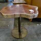 Live Edge Accent Table 21"T x 24"Diam