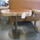Live Edge Accent Table 21"T x 24"Diam