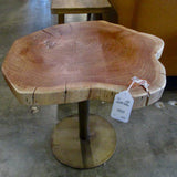 Live Edge Accent Table 21"T x 24"Diam