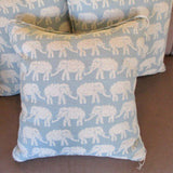 Single Custom Elephant Pillow 18" x 18"