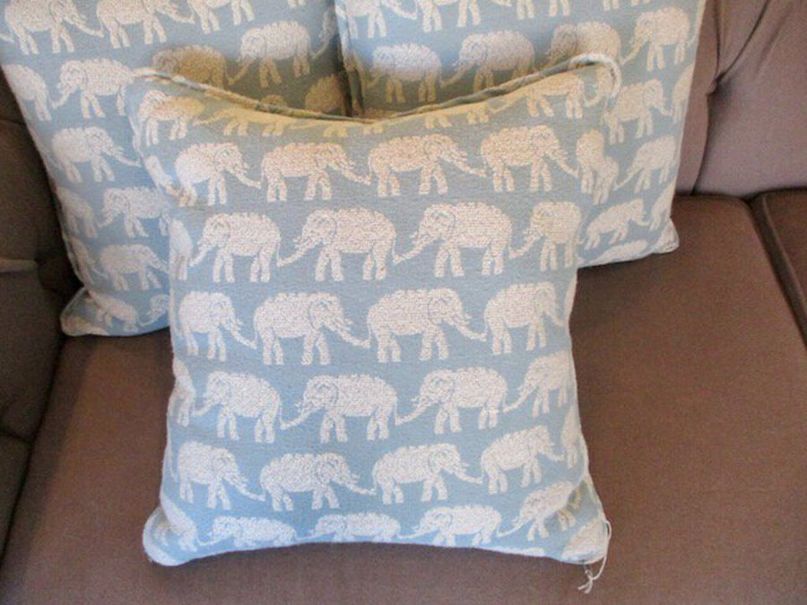 Single Custom Elephant Pillow 18" x 18"