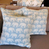 Single Custom Elephant Pillow 18" x 18"