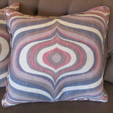 Pair Of Custom Pillows Modern Abstract Fabric 19" x 19"
