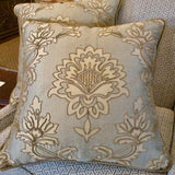 Pair Of Custom Pillows With Scalamandre Fabric 21" x 21"