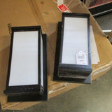 Pair Of Restoration Hardware Bronze Outdoor Sconces 8.5"W x 16.5"D x 6"D